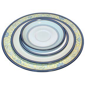 Noritake Menorca Palace 4 Piece Place Setting Dinner Set Bone China New READ